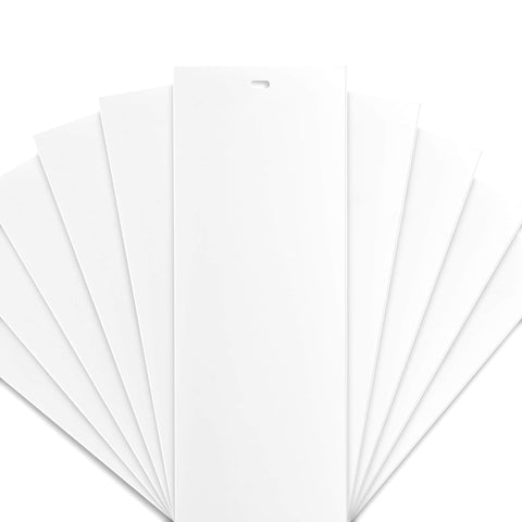 DALIX front view of white replacement slat pack shows dimensions and value