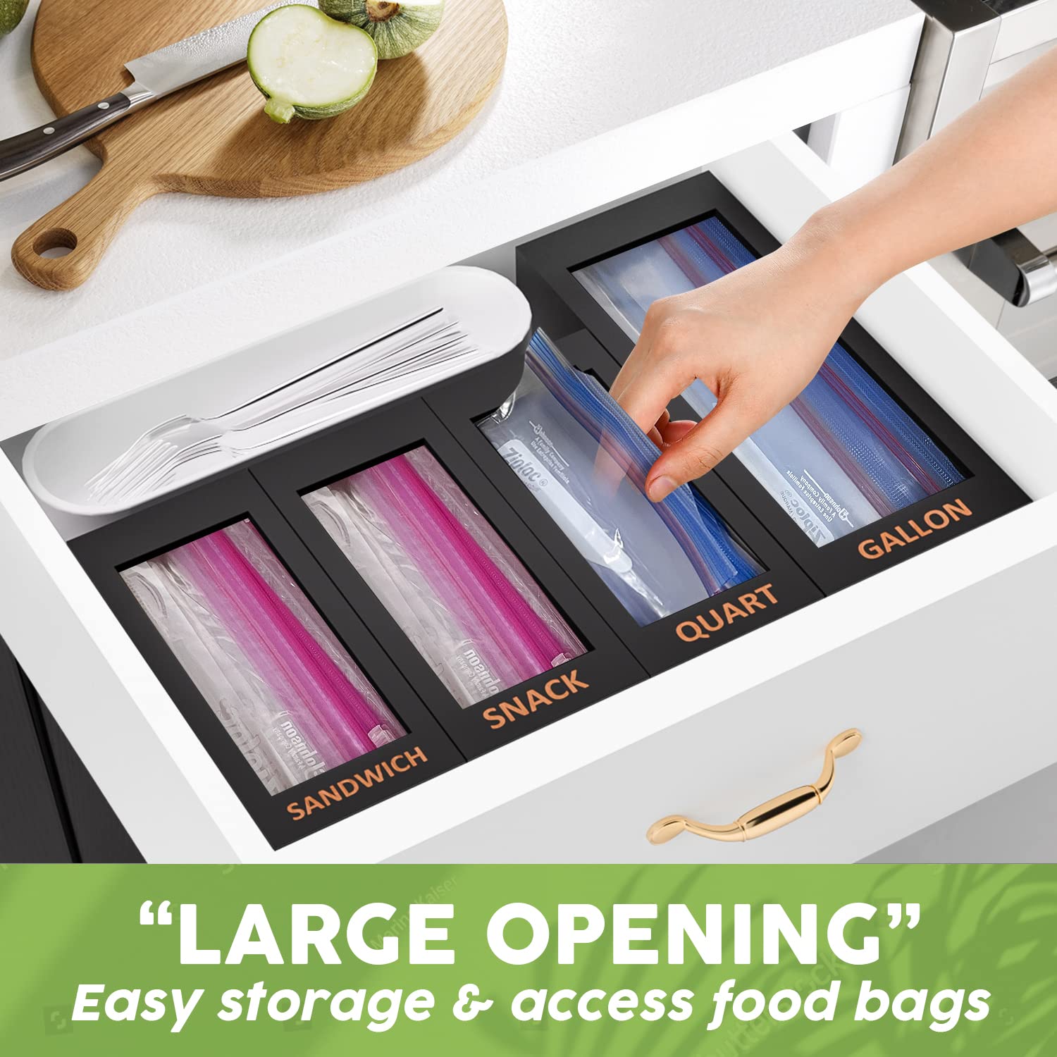 DALSHABET installed in kitchen drawer for neat organization and space saving