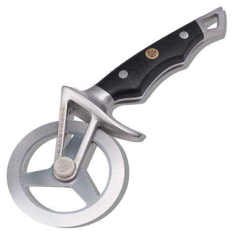 Dalstrong Orbit Razor front view showing wheel and handle for precise slicing