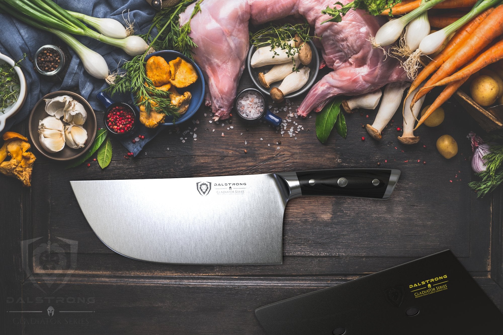Dalstrong Ravager with PerfectFit sheath and packaging for safe storage