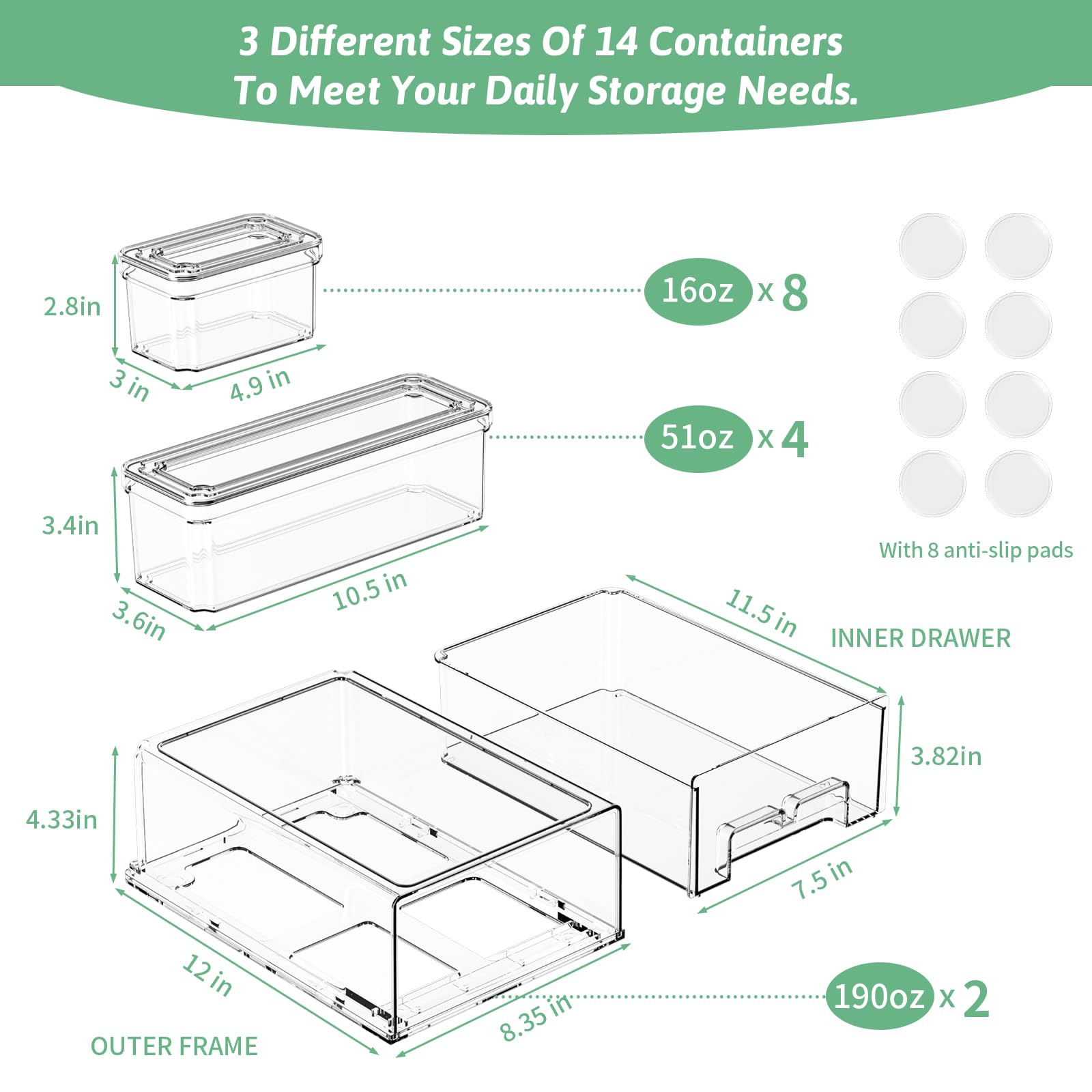 damynuo small container closeup highlighting clear PET and portion control benefit