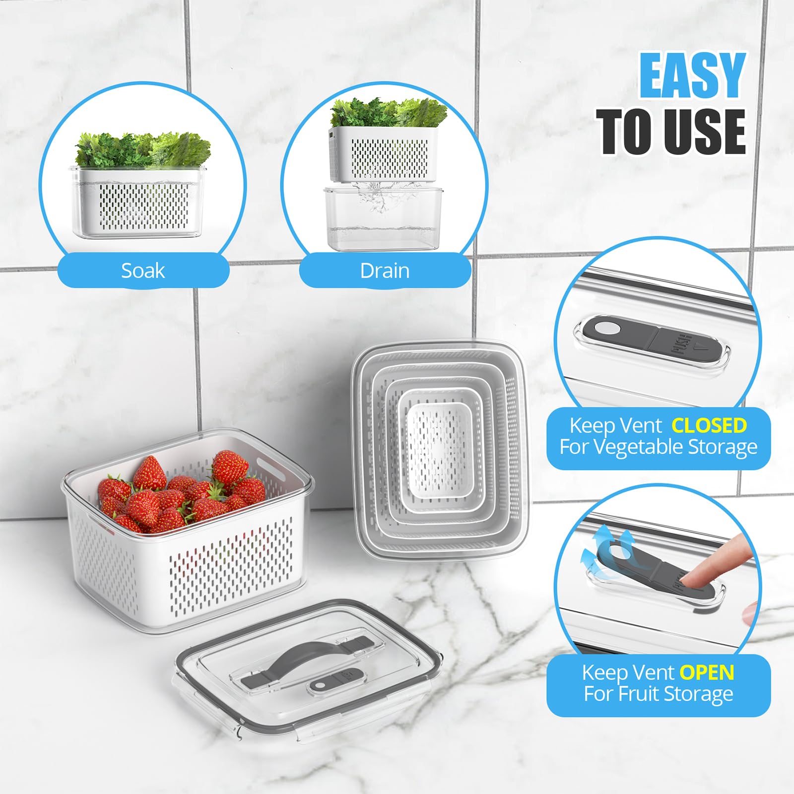 damynuo stacked containers saving fridge space and organization