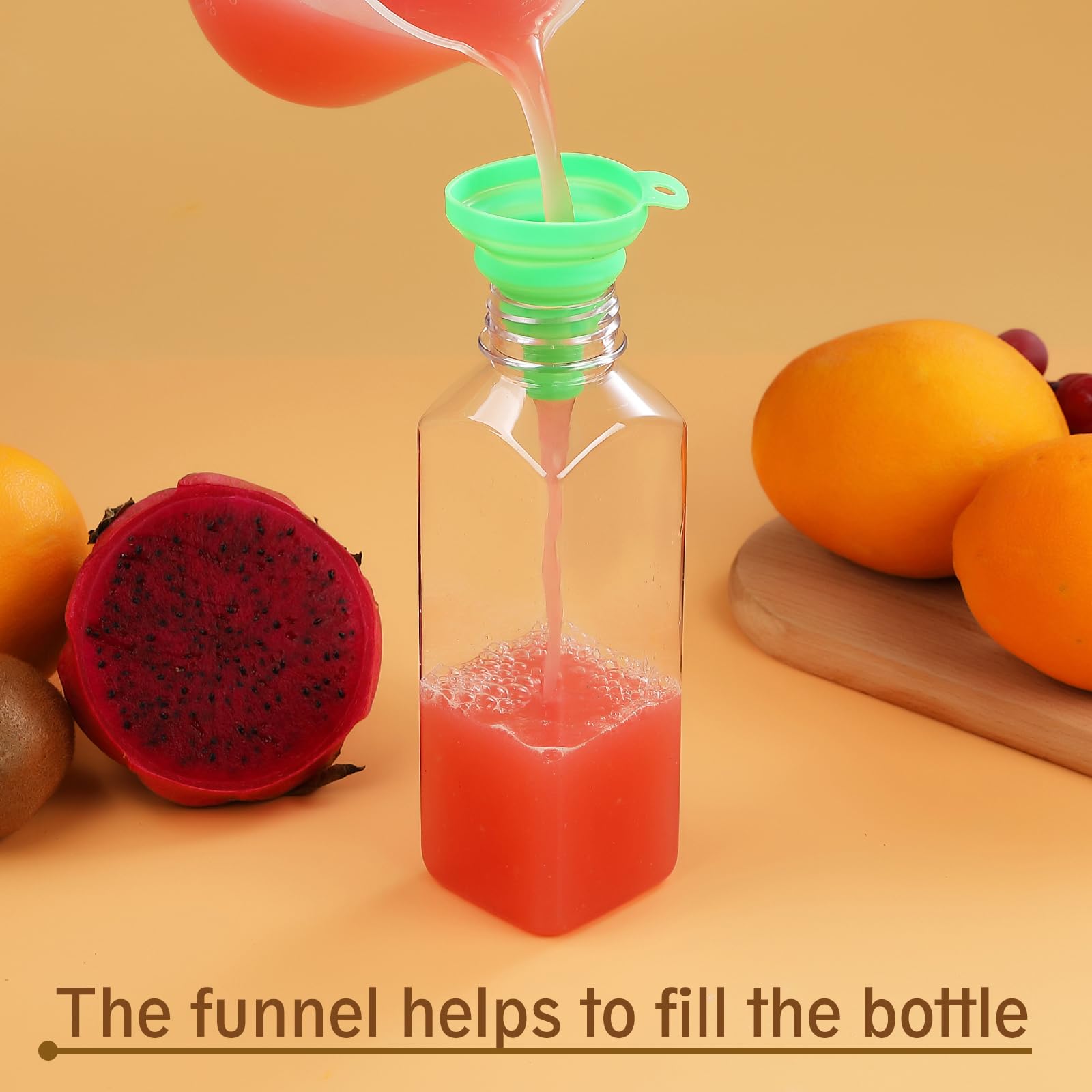 DANALLAN bottle held in hand for scale showing lightweight portability