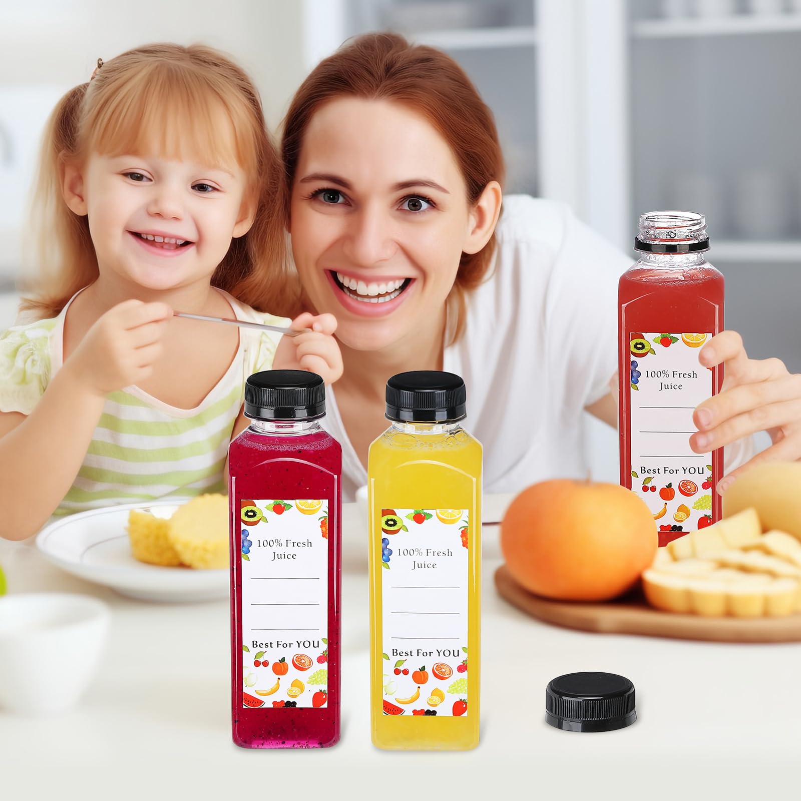 DANALLAN filled smoothie on kitchen table illustrating ready-to-drink convenience
