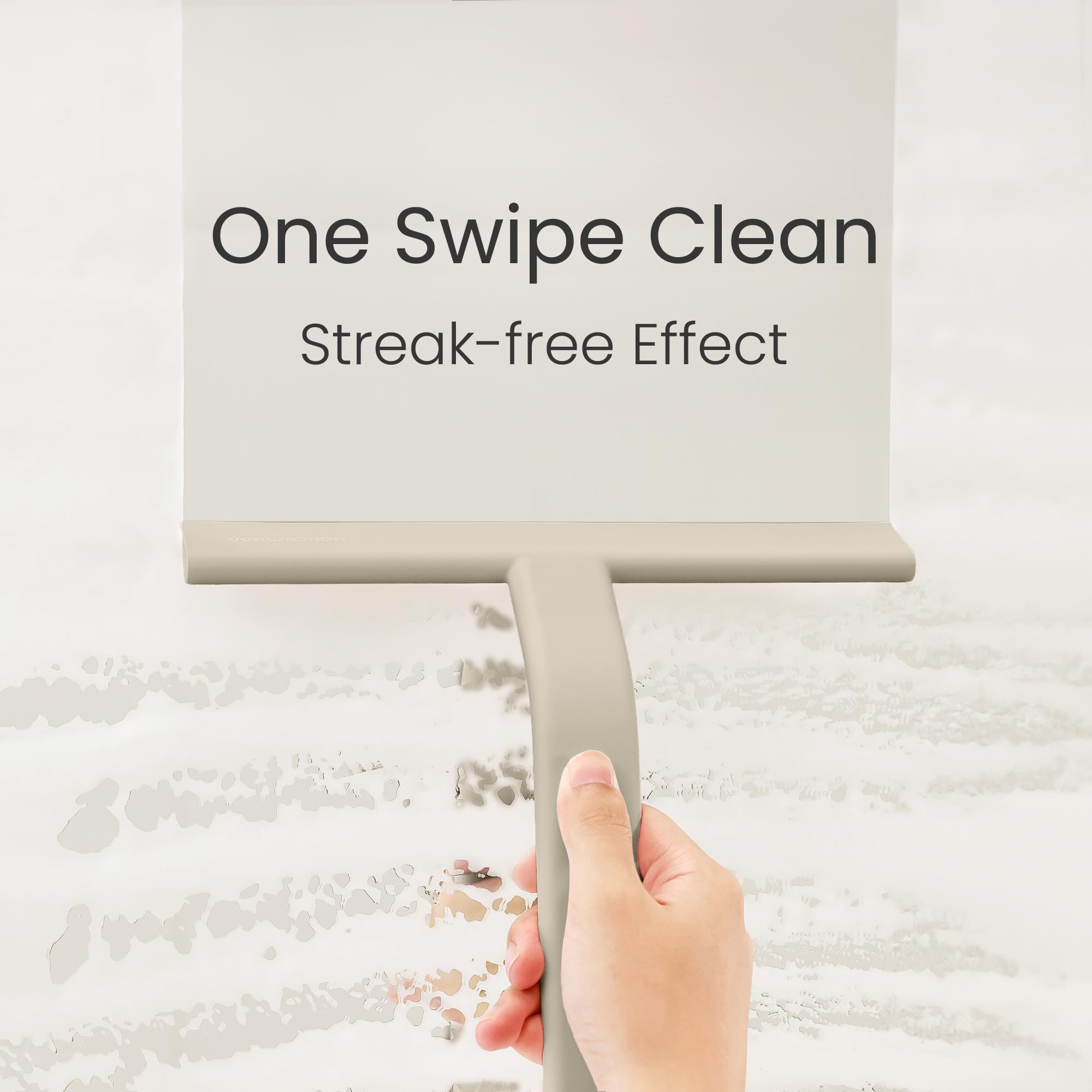 dancemoon silicone blade detail demonstrating smooth edge for streak-free wipes