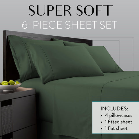 Danjor Linens close-up of brushed microfiber texture for soft, cooling comfort