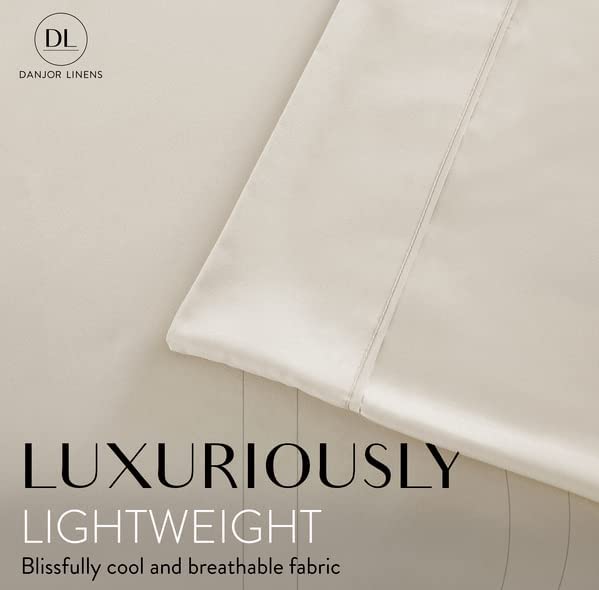 Danjor Linens brushed microfiber close-up showing soft texture and comfortable touch