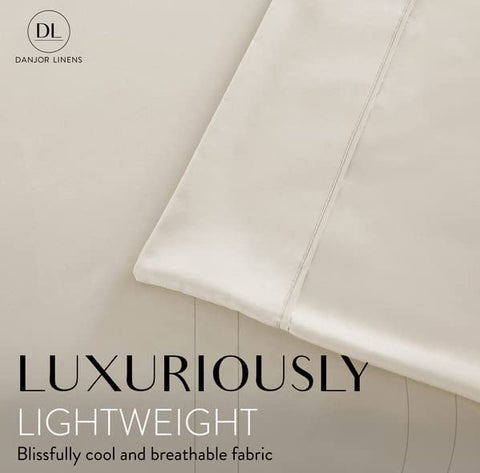 Danjor Linens brushed microfiber close-up showing soft texture and comfortable touch