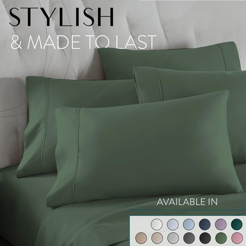 Danjor Linens close-up of fabric wrinkle resistance and durable texture benefit