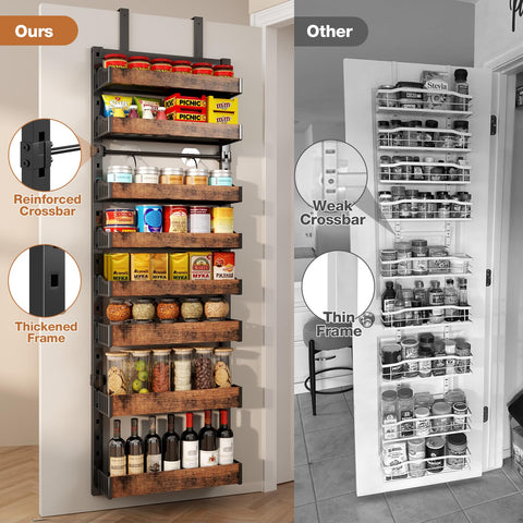 DAOTENGQL oversized basket with tall bottles demonstrating high-capacity storage
