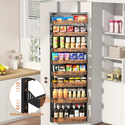 DAOTENGQL organizer next to door frame highlighting scale and clearance advantage