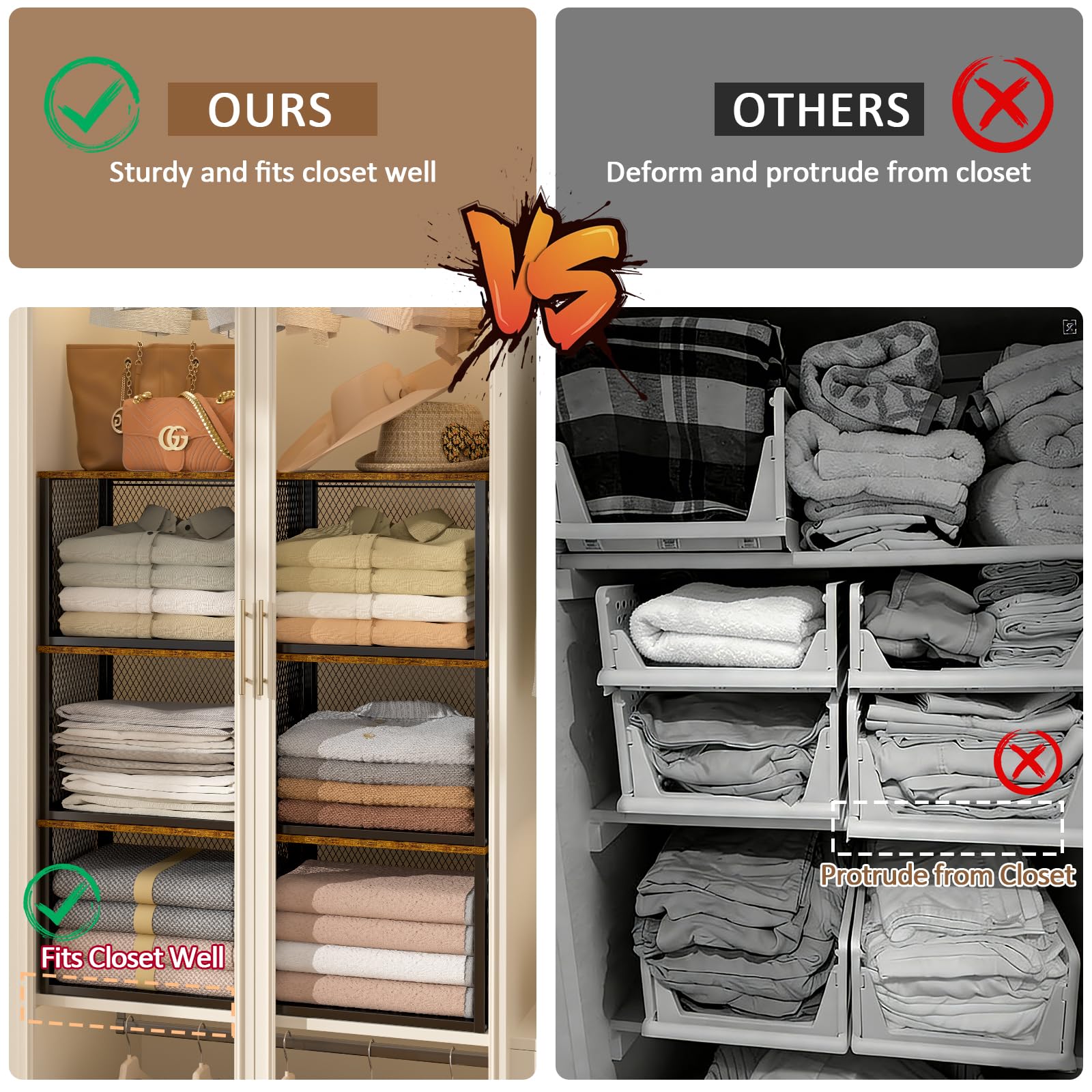 DAOUTIME used in pantry kitchen demonstrating versatile storage of snacks and linens