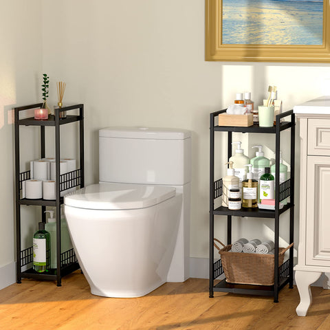 DAOUTIME shelf shown with common items to illustrate compact scale and capacity