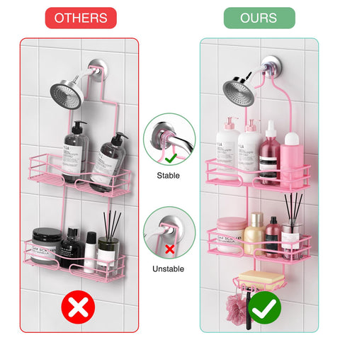 DAOYA next to shampoo bottle demonstrating size and practical capacity
