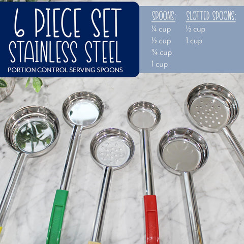 Darware ladles hanging in kitchen, illustrating convenient storage and accessibility