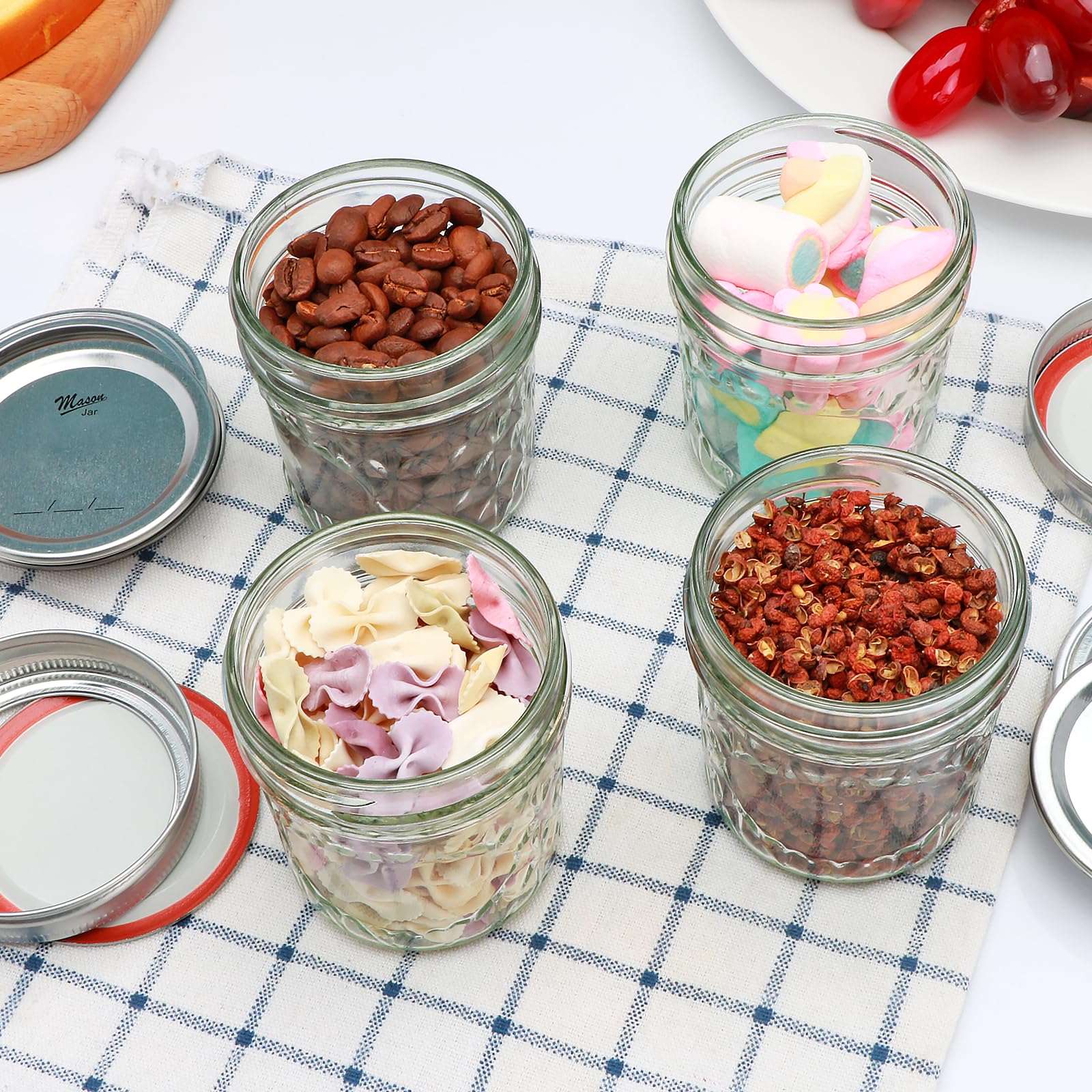 Datttcc jars gift-wrapped as favors showing attractive presentation