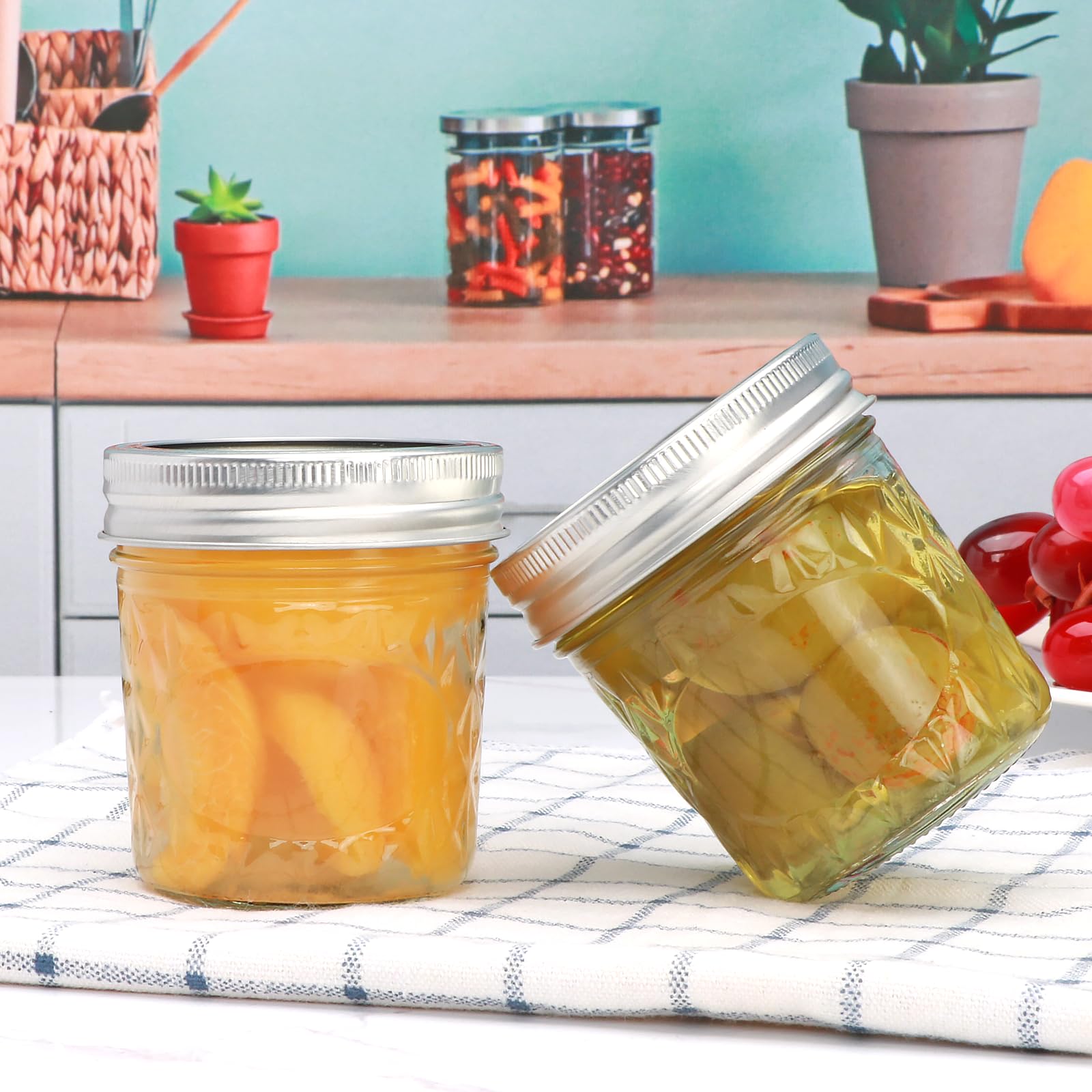 Datttcc jar held in hand showing 6oz size for portion planning
