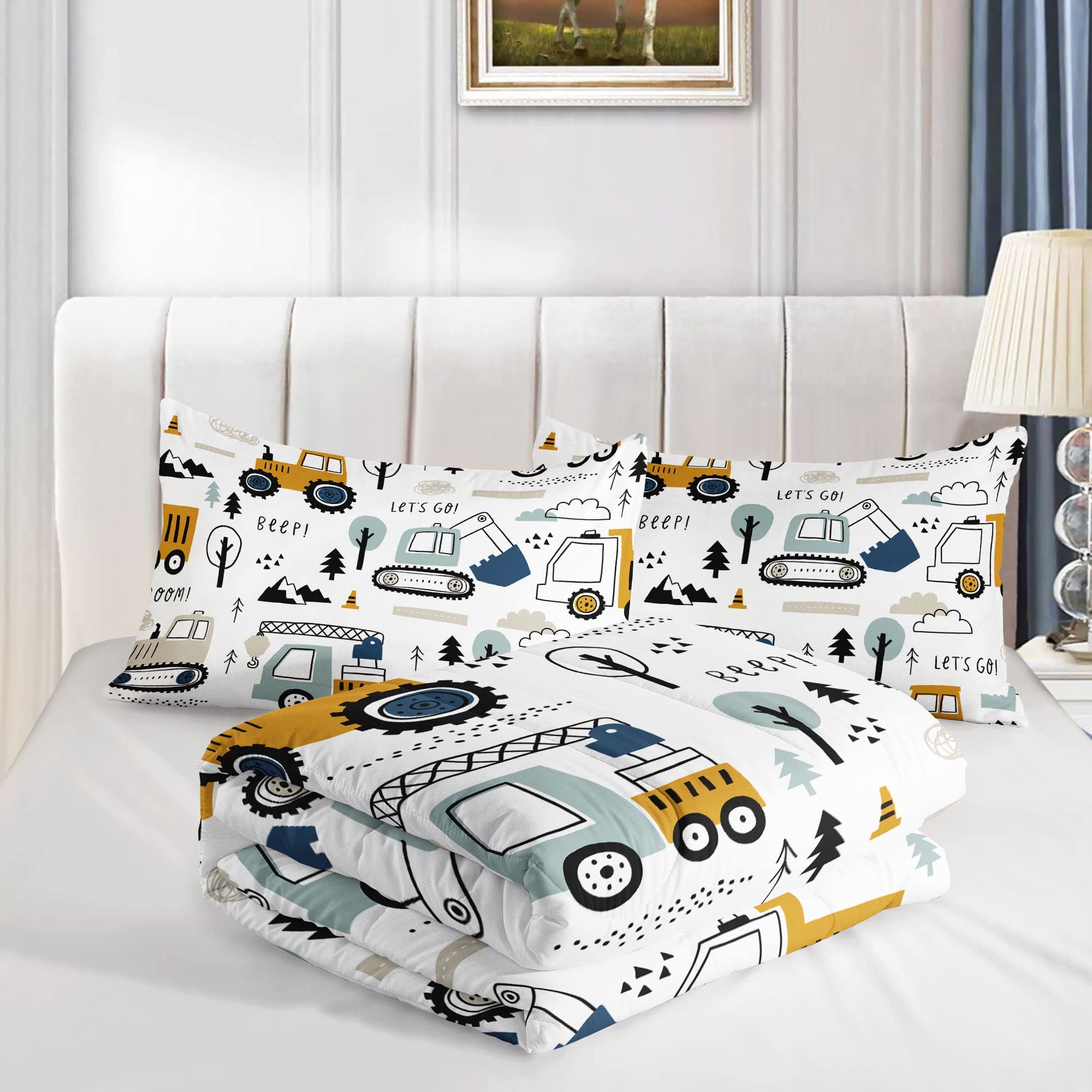 Datura home size comparison with ruler showing twin comforter dimensions for fit clarity