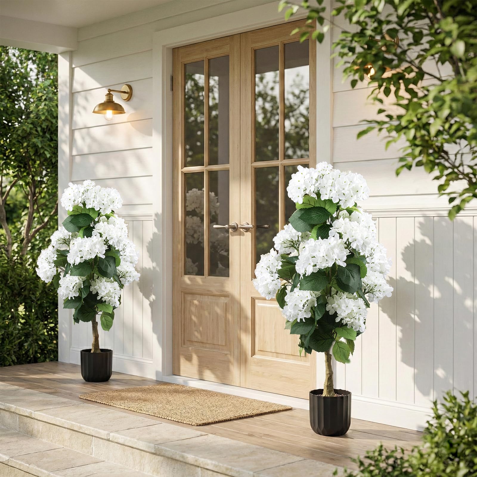 Daynight hydrangea leaf texture showing lifelike foliage and natural depth