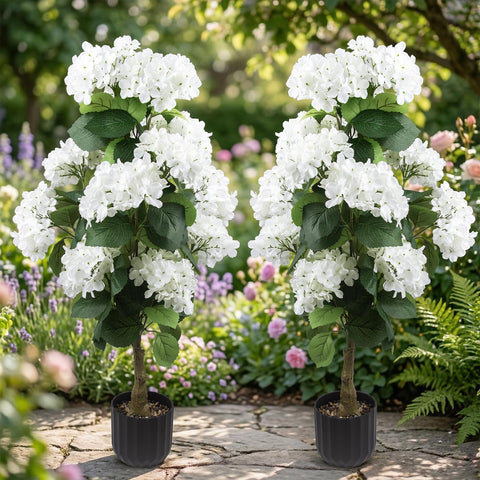 Daynight hydrangea potted base ready-to-display for easy styling benefit