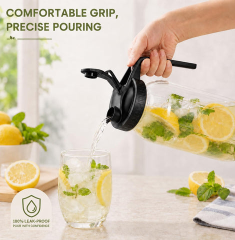 DAZHICN pitchers on a table next to glasses showing ready-to-serve convenience and style