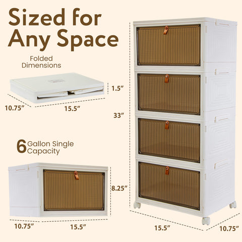 dbest products dorm room scene with stacked bins keeping small spaces organized benefit