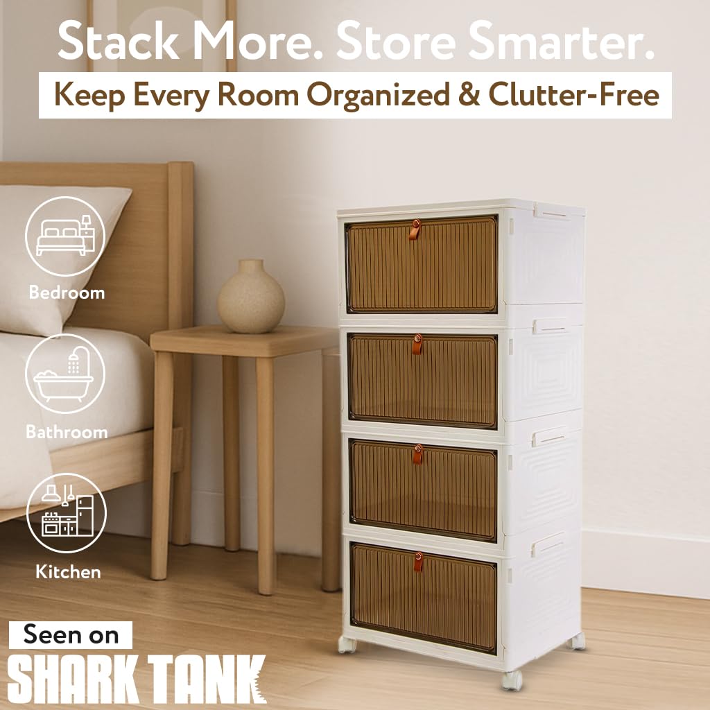 dbest products open magnetic door revealing stored items for quick access benefit