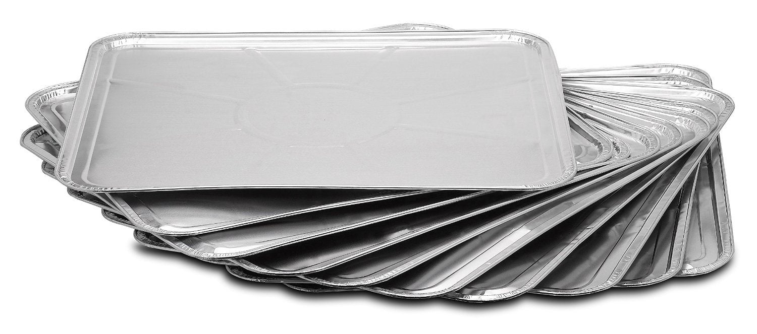 DCS Deals liner placed beneath grill grate, catches grease and prevents flare-ups