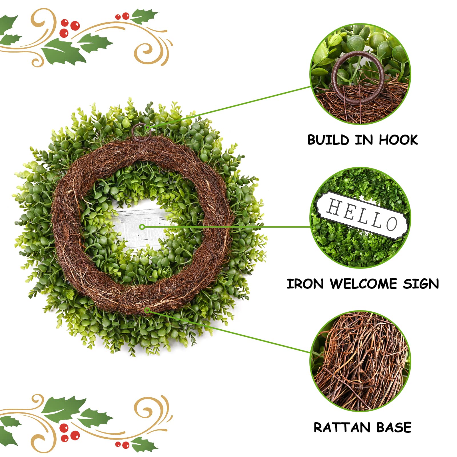 DDHS HELLO sign attachment showing removable decorative accent
