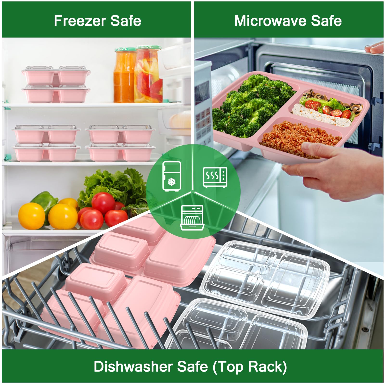 Dealusy container inside a lunch bag showing convenient grab-and-go benefit