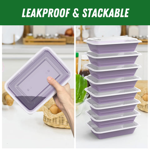Dealusy stacked containers in fridge saving space and boosting organization