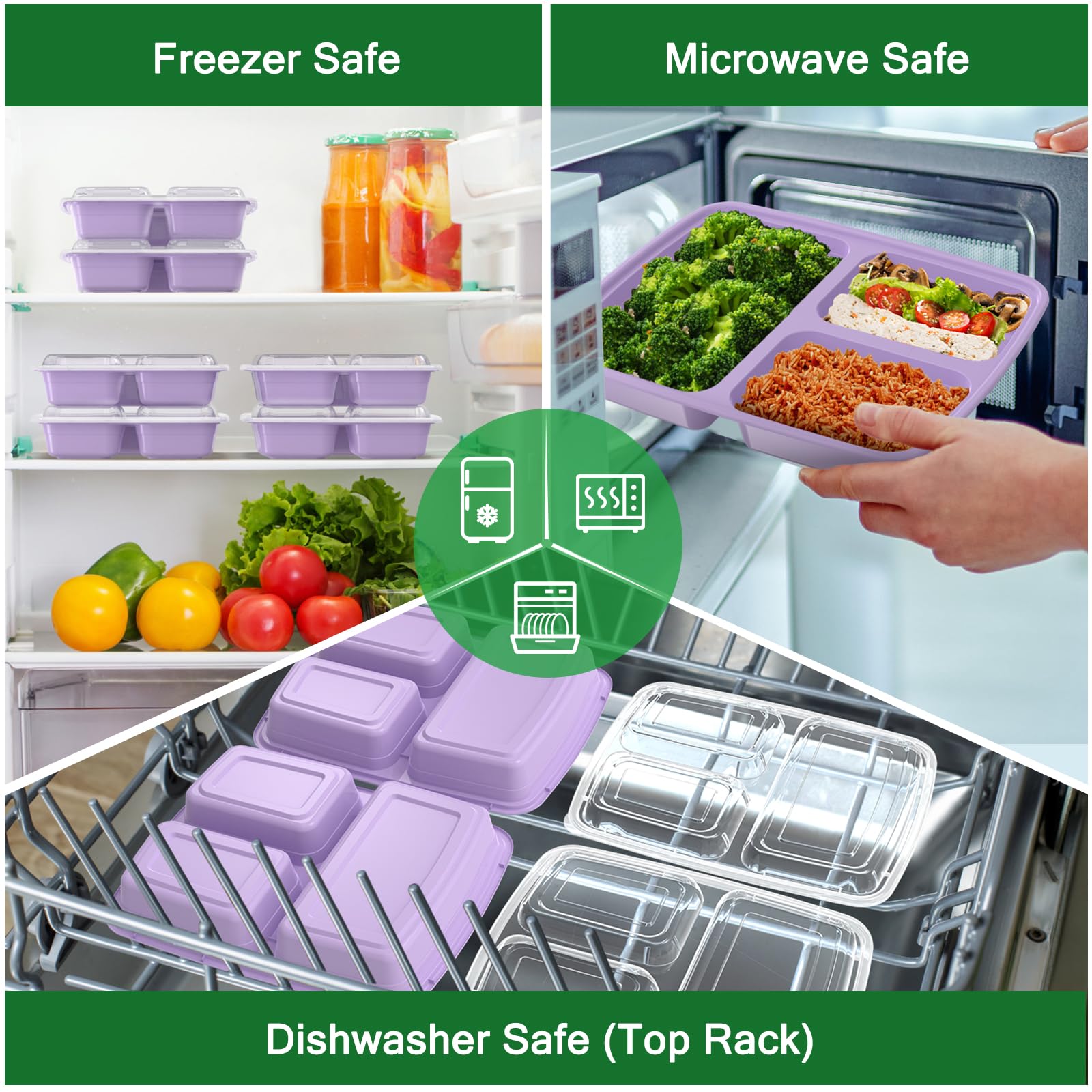 Dealusy stacked containers in fridge displaying organized storage and space saving