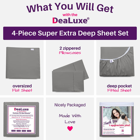 DeaLuxe fabric texture close-up showing soft weave and durable finish