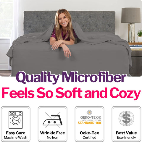 DeaLuxe sheets stretched on tall mattress showing stable hold and coverage