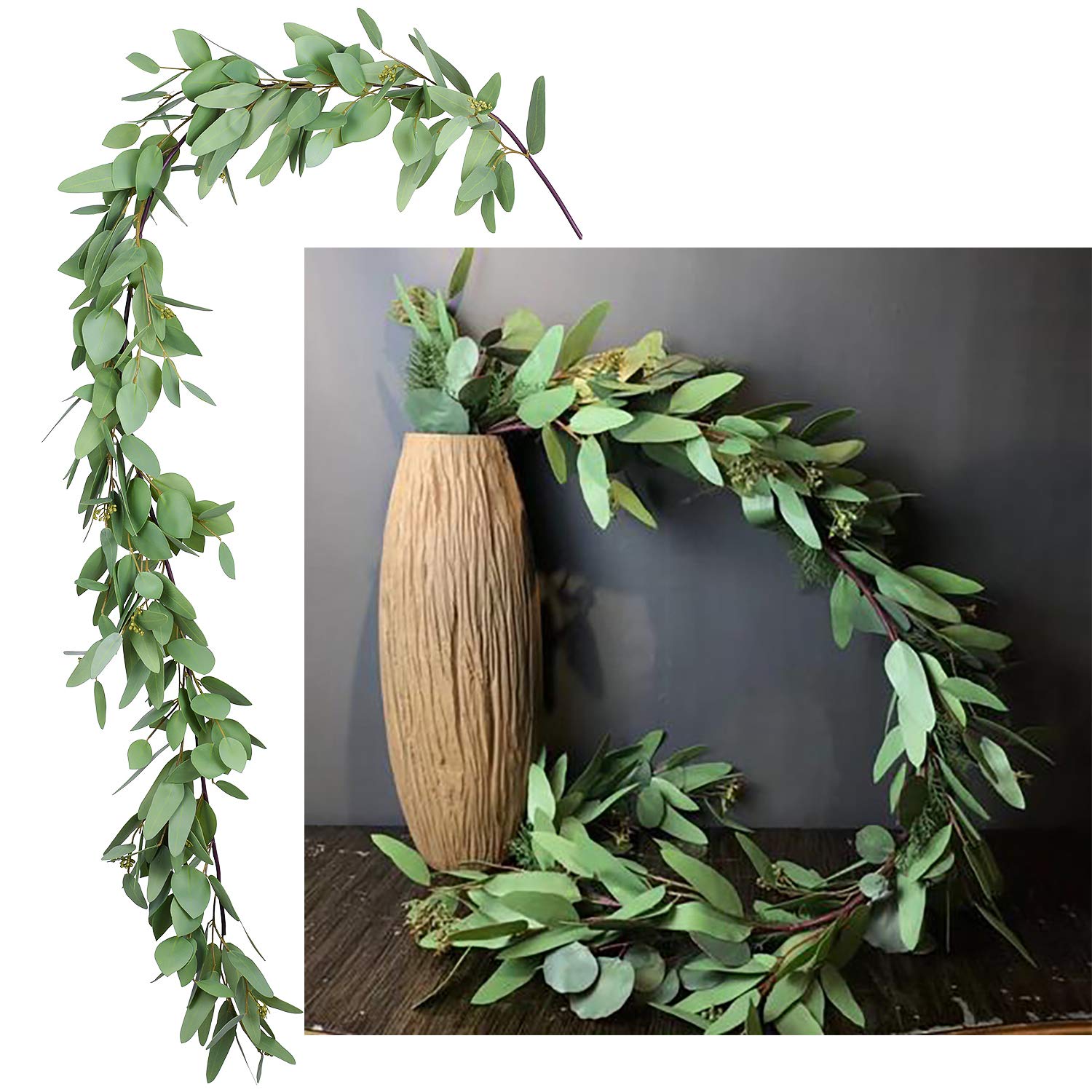 DearHouse garland beside measuring tape showing length and scale benefits