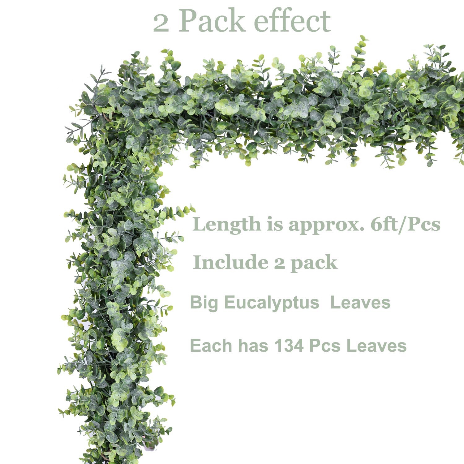 DearHouse garlands used as table runner adding lush greenery and low-maintenance decor