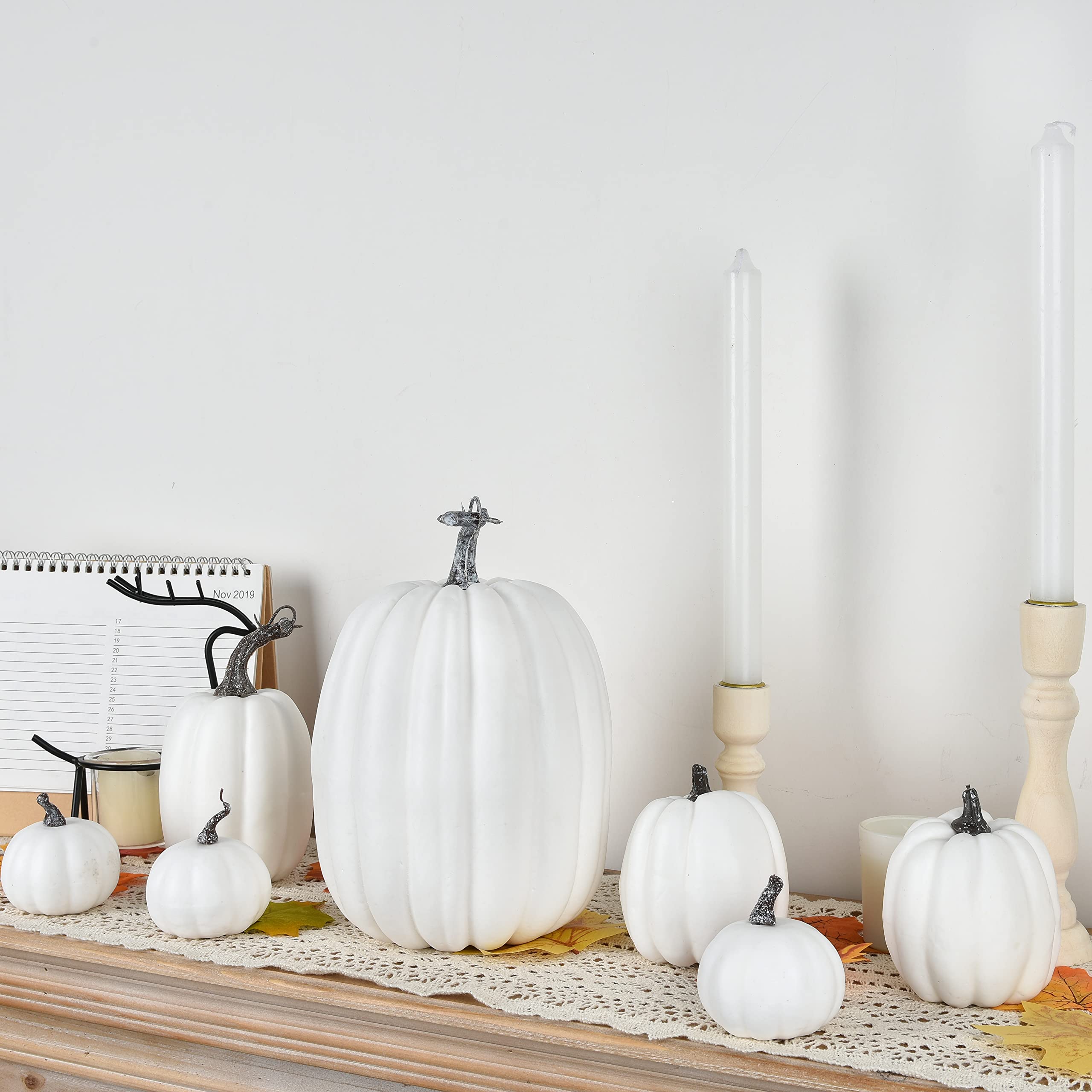 DearHouse assorted pumpkin sizes arranged in bowl for easy styling ideas