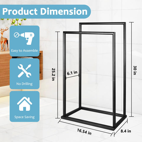 DECLUTTR base with anti-slip pads protecting floor and improving stability