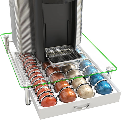 Deco Brothers front view pod drawer showing organized capsules and quick access