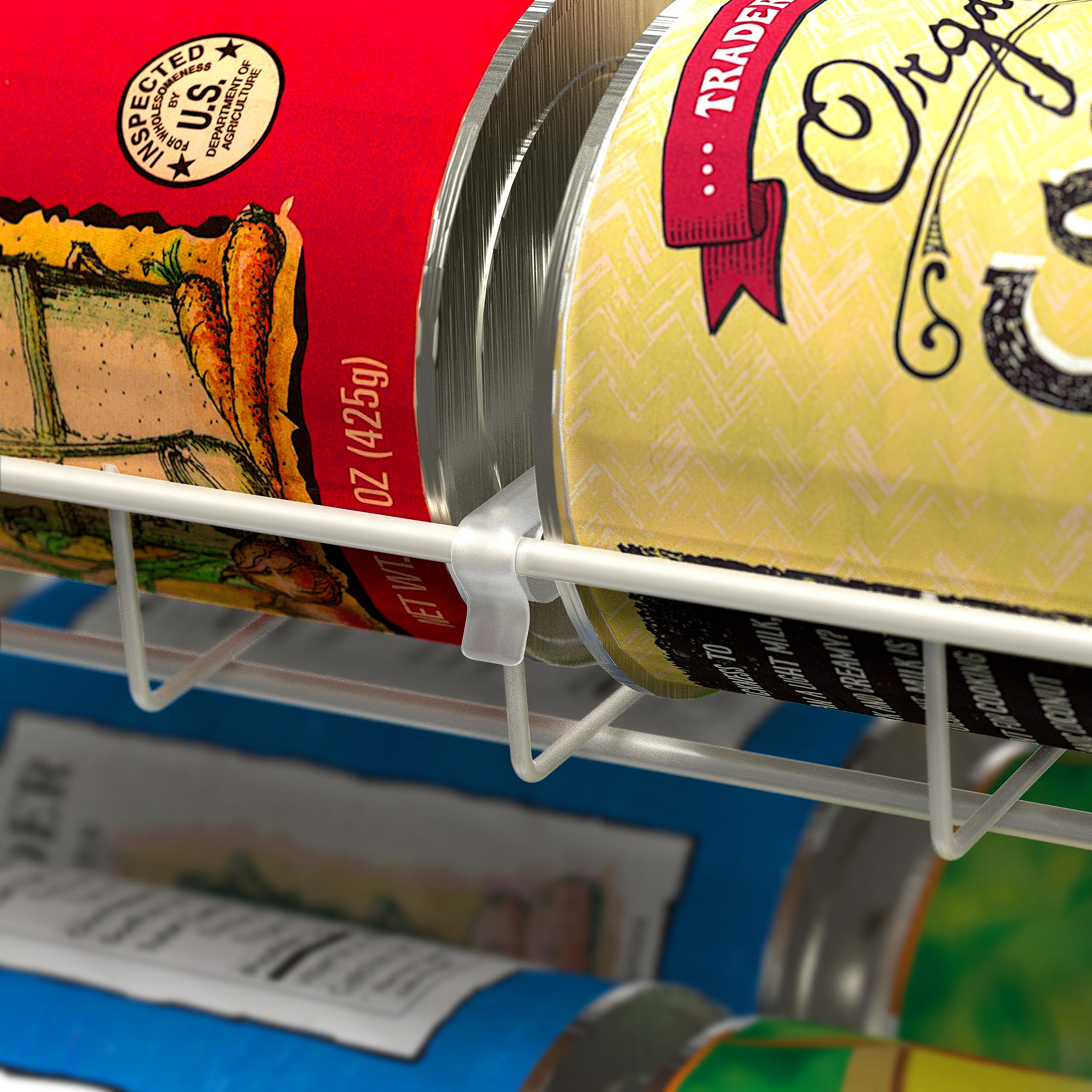 Deco Brothers inside pantry lifestyle shot highlighting visual inventory benefit