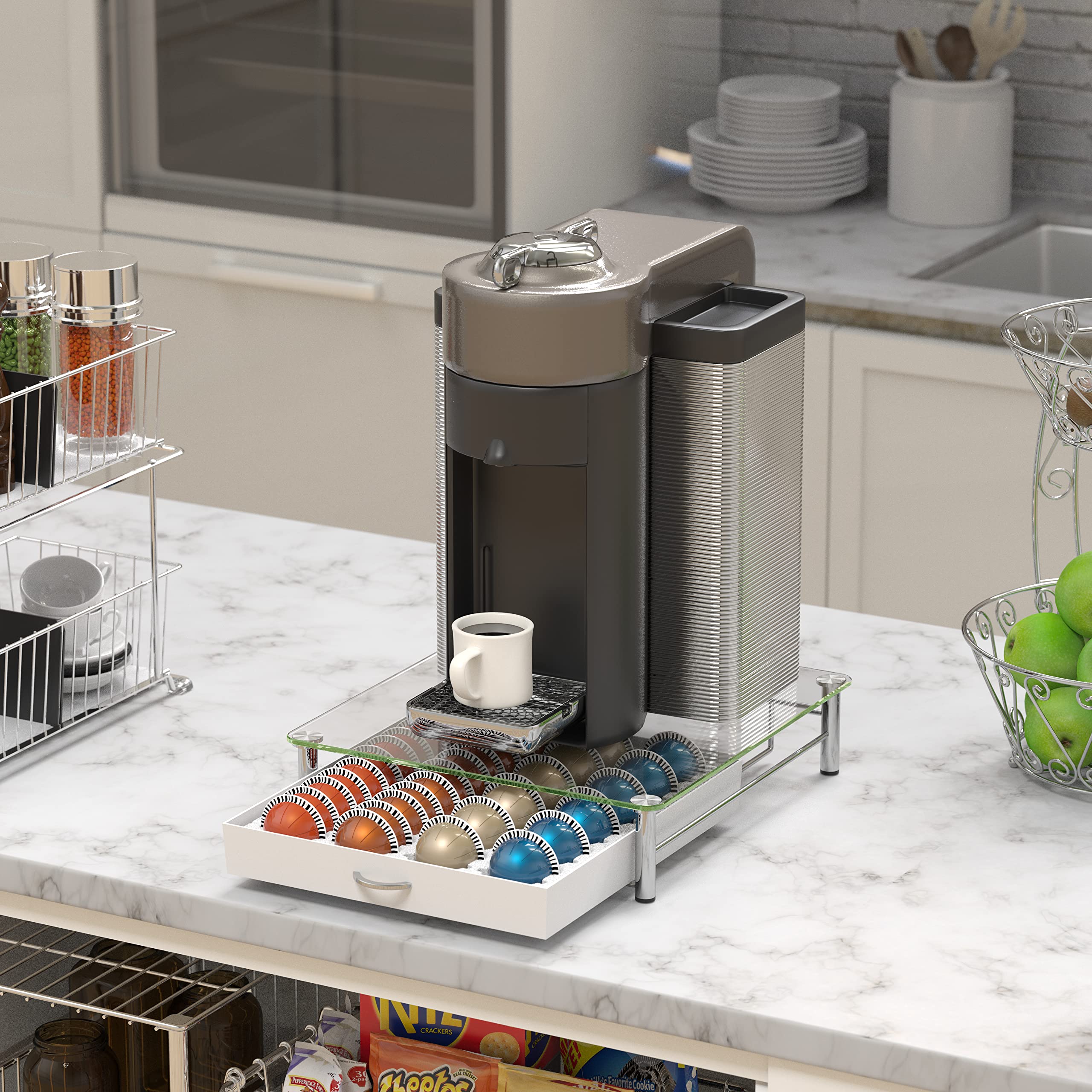 Deco Brothers lifestyle countertop display adding modern style to kitchen benefit