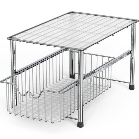 Deco Brothers close-up of sliding basket track highlighting smooth glide and easy access benefit