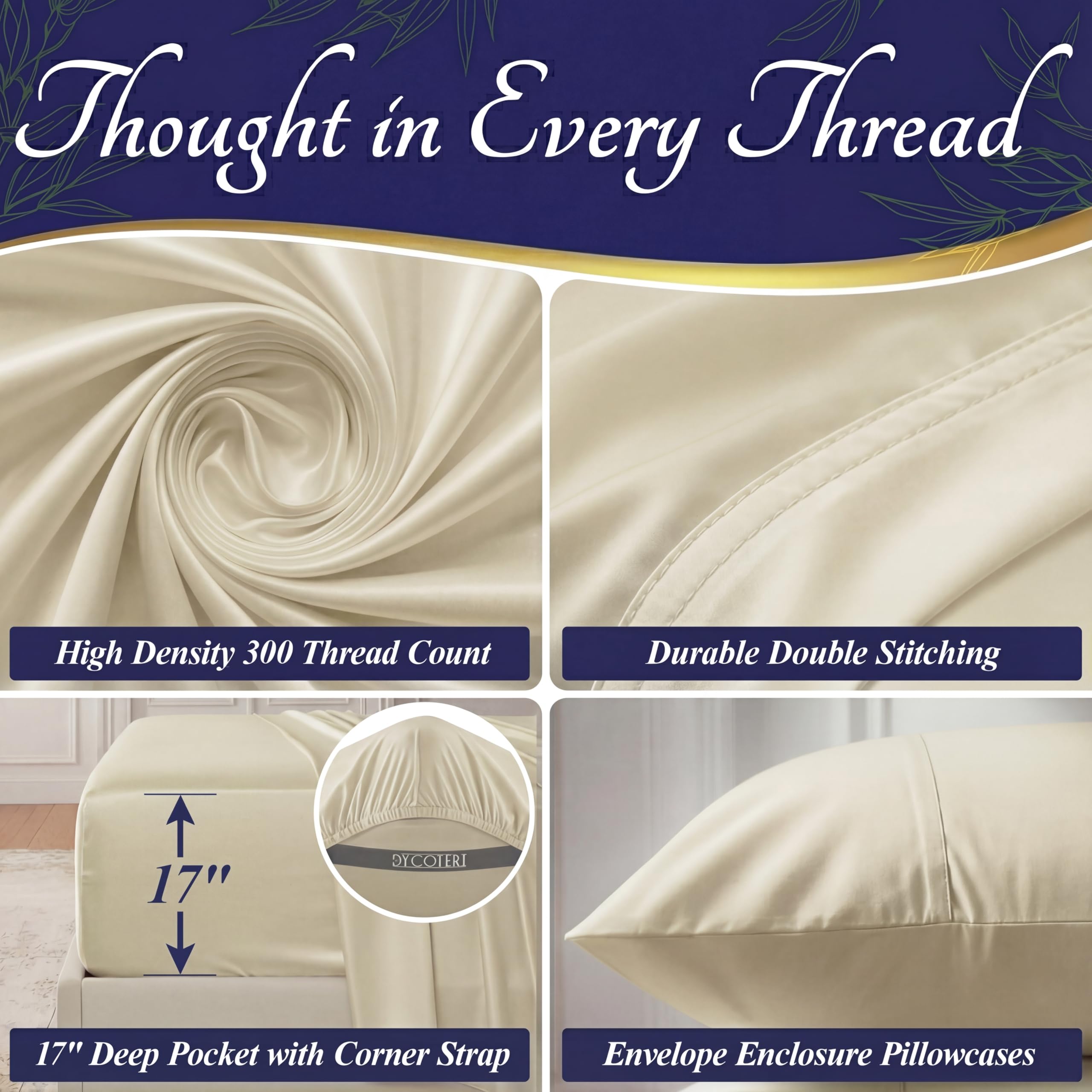 DECOLURE styled on a bed in a serene bedroom showing luxury sleep benefit
