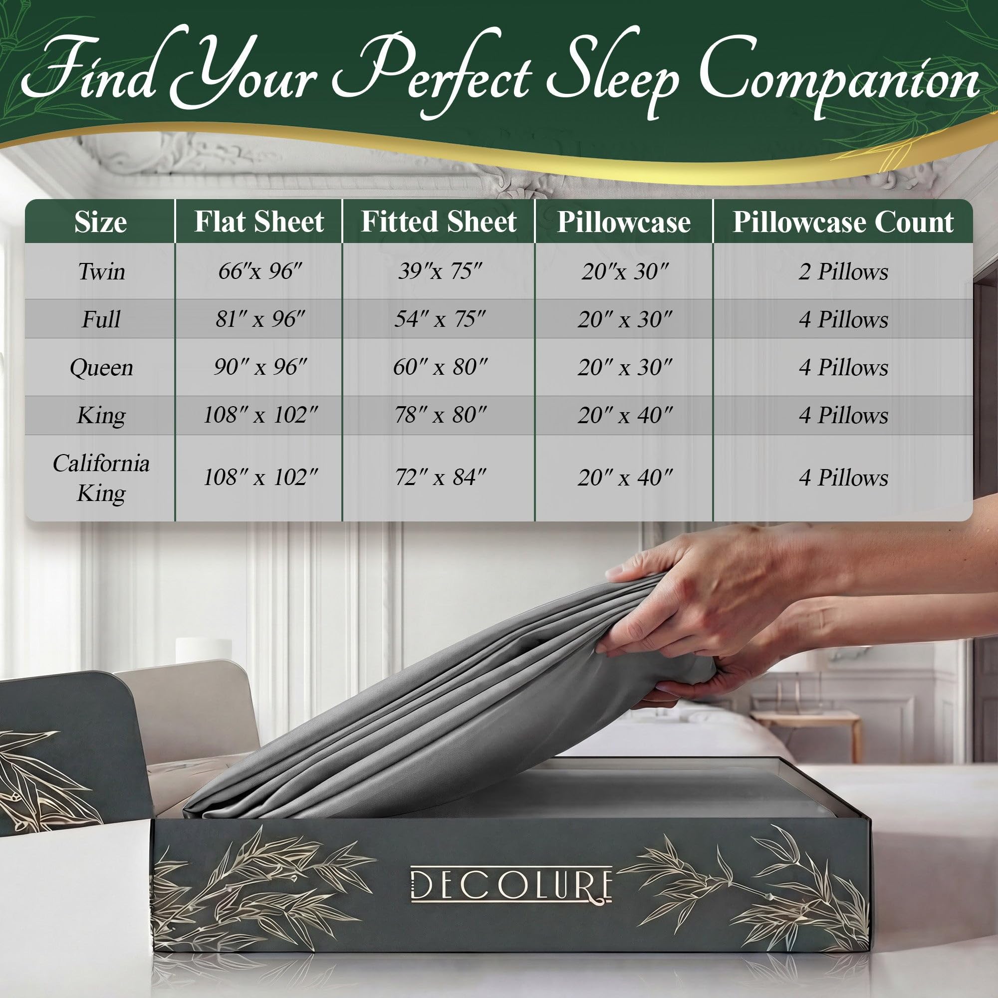 DECOLURE fabric drape and sheen showcasing silky hand and cooling feel