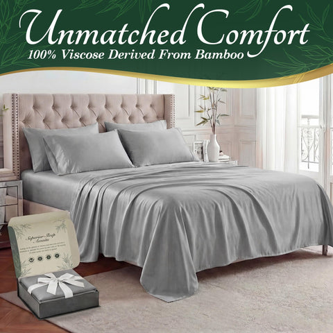 DECOLURE fitted sheet corner with 17-inch deep pocket for secure fit