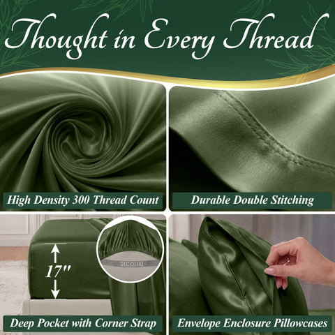 DECOLURE flat sheet draped on bed illustrating smooth drape