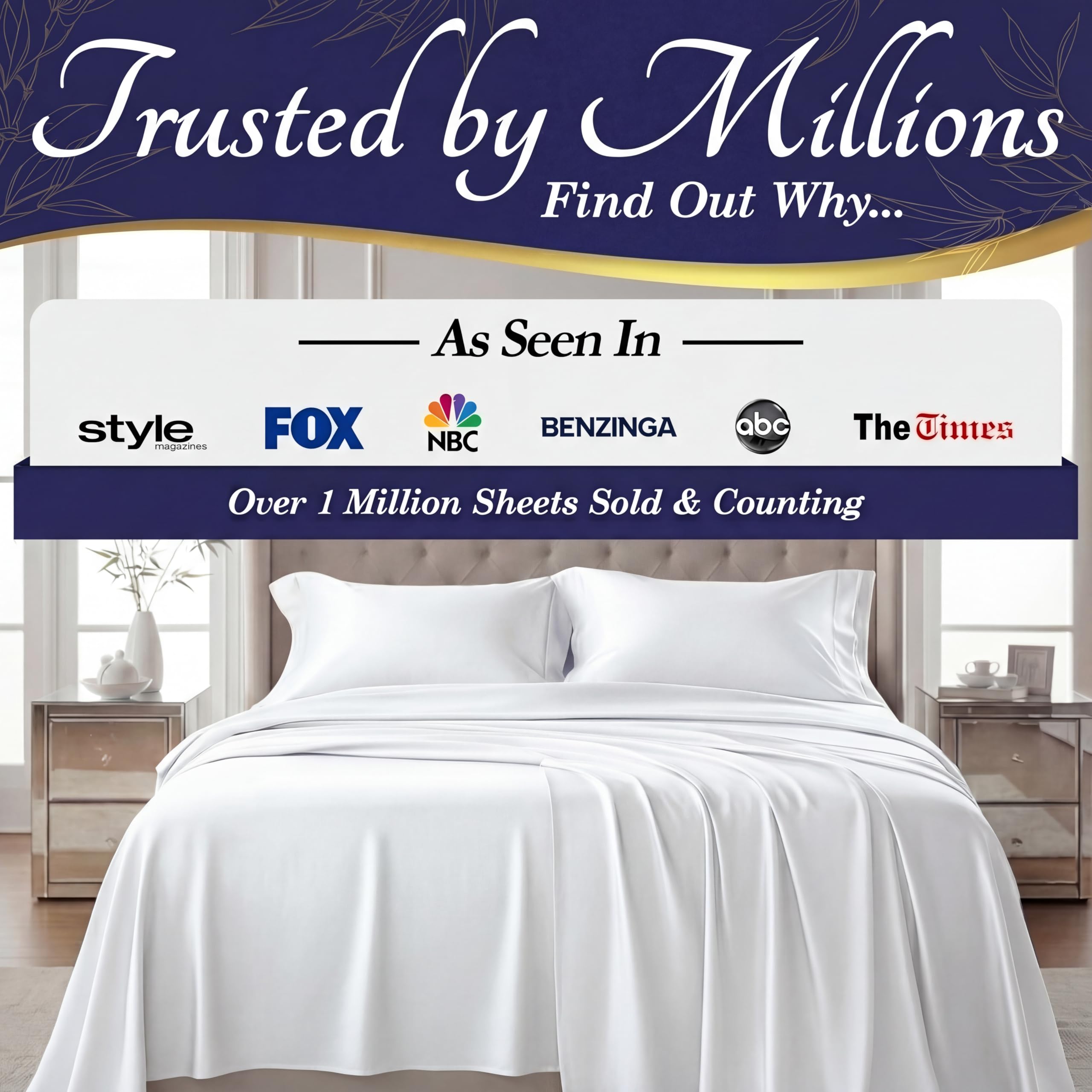 DECOLURE flat sheet spread on bed demonstrating cooling drape