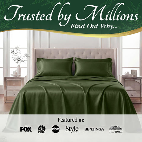 DECOLURE four pillowcases arranged for full-bed coverage