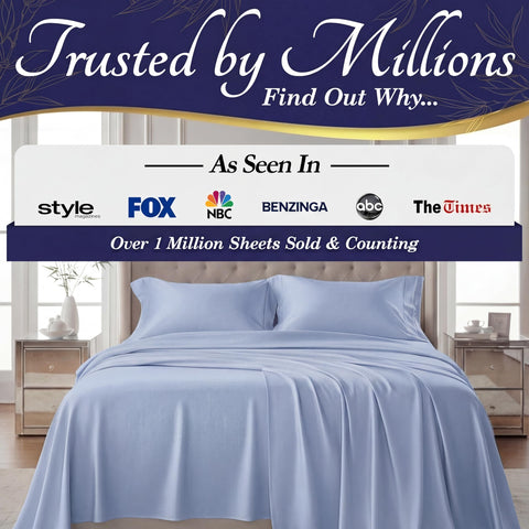 DECOLURE pillowcase detail showing double-stitched seams for durability