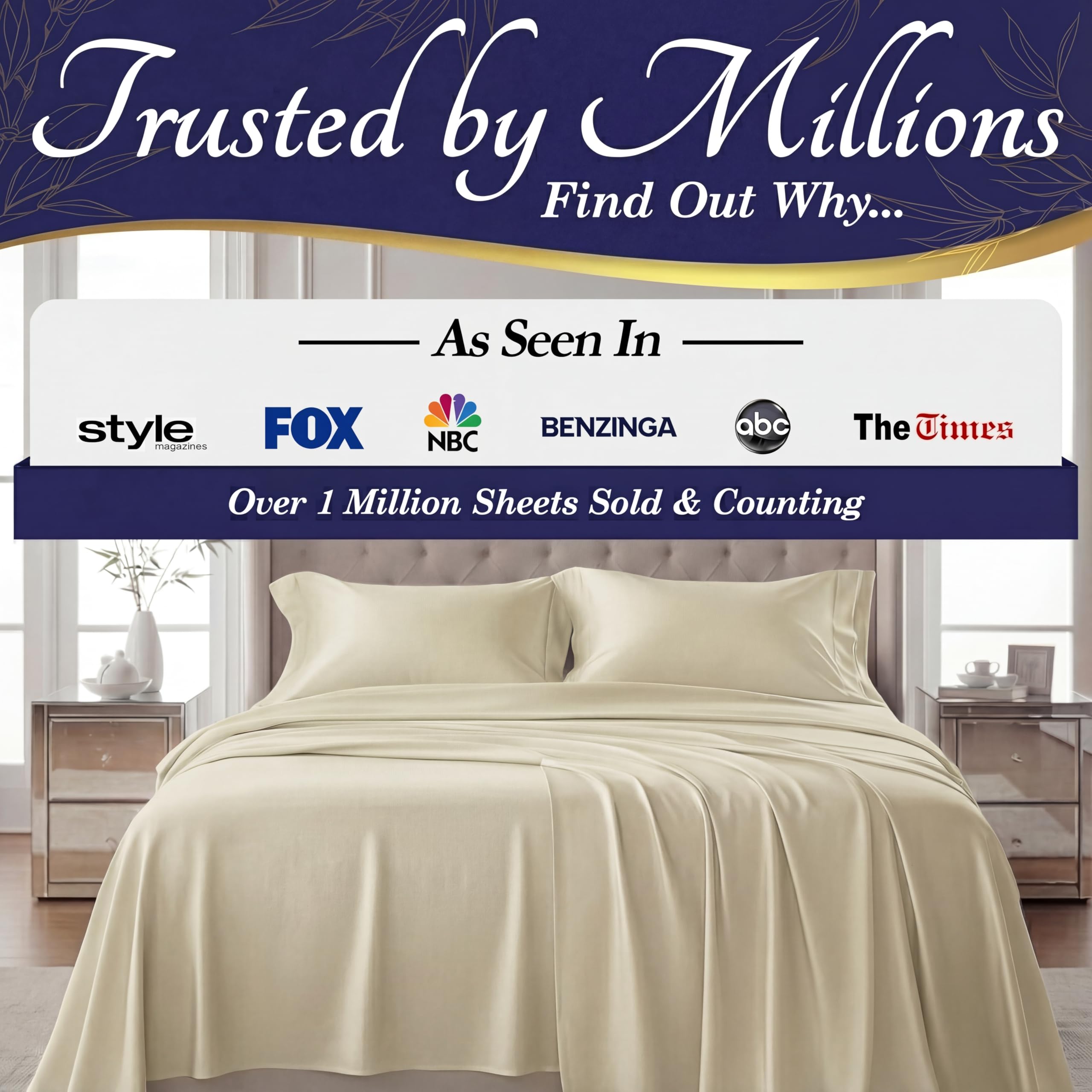 DECOLURE two pillowcases neatly folded highlighting soft pillow comfort